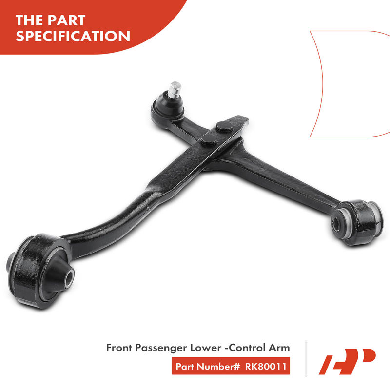 Front Right Lower Control Arm with Ball Joint for Ford Windstar 1999-2003