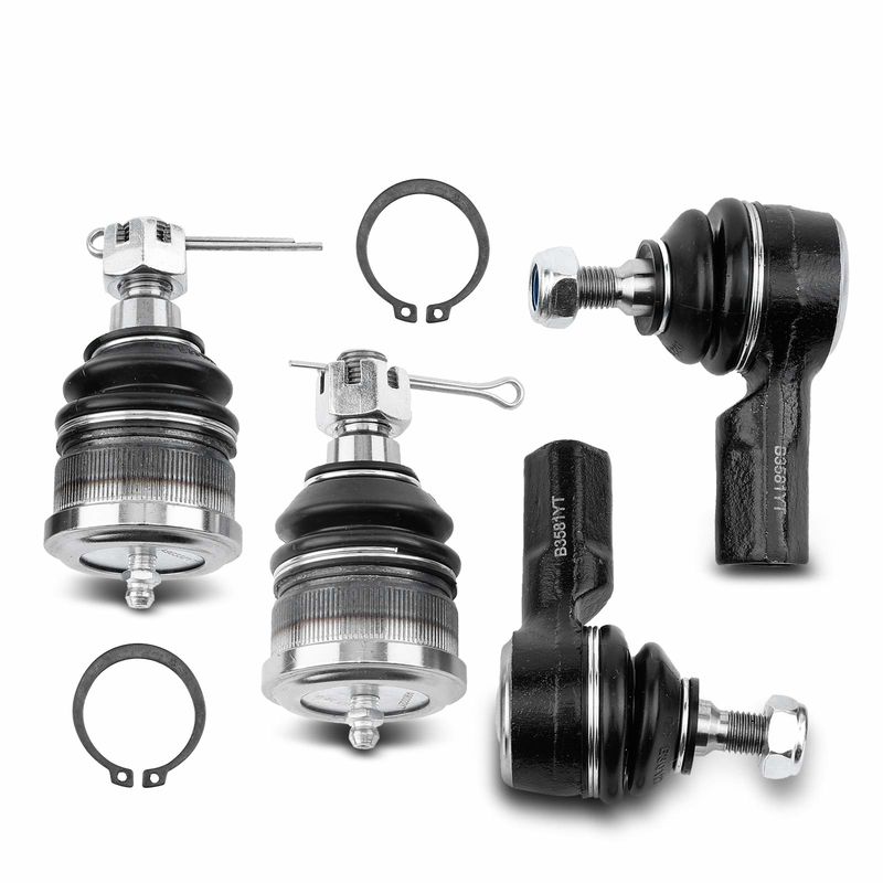 4x Front Outer Tie Rod Ends & Ball Joints for Honda Civic Acura EL 2001-2005