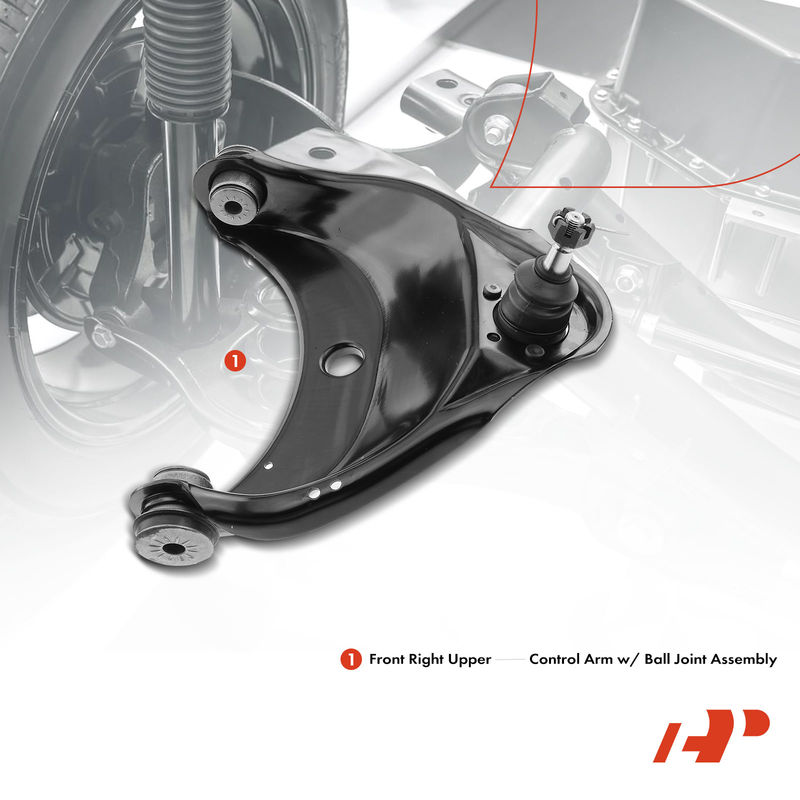 Front Right Upper Control Arm with Ball Joint for Chevrolet Express 1500 GMC
