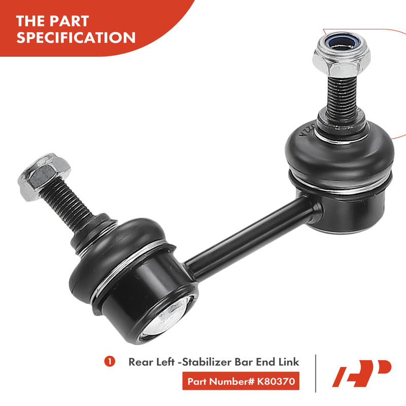 6x Rear Stabilizer Bar End Link Tie Rod End for Honda CR-V 02-06