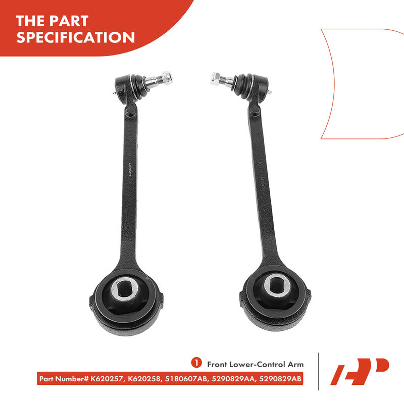 2x Front Lower Forward Control Arm with Ball Joint for Chrysler 300 Dodge