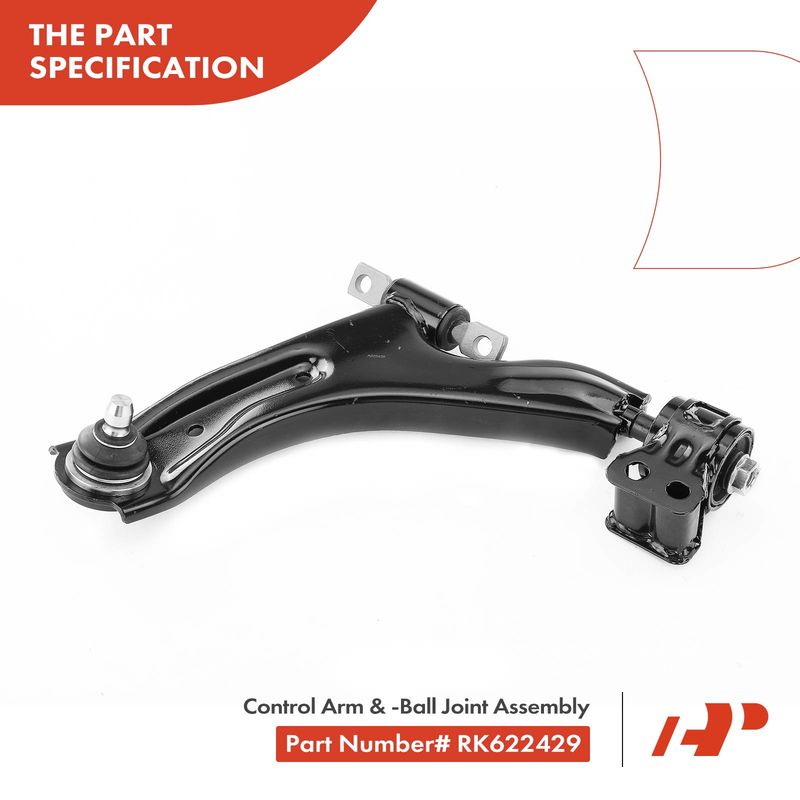 Front Left Lower Control Arm & Ball Joint Assembly for Chevrolet Spark 2013-2016