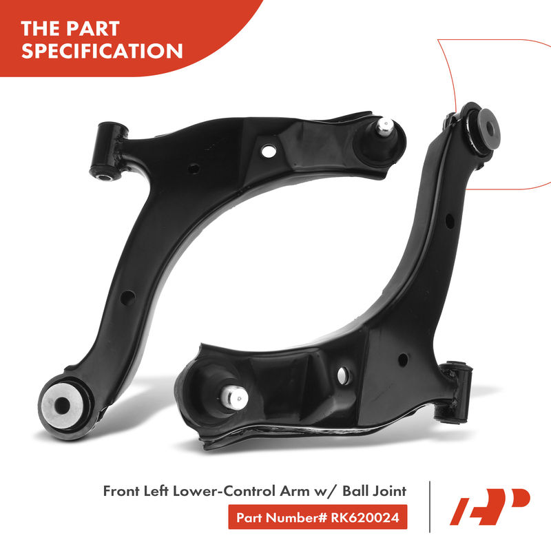 2x Front Lower Control Arm with Ball Joint for Chrysler PT Cruiser 2006-2010