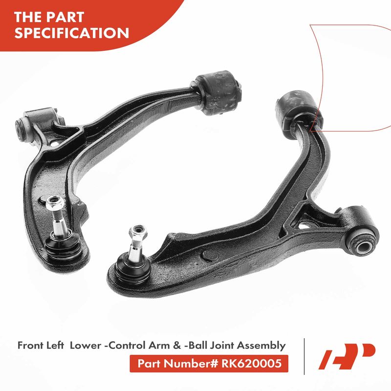 2x Front Lower Control Arm & Ball Joint Assembly for Chrysler Voyager 2001-2003