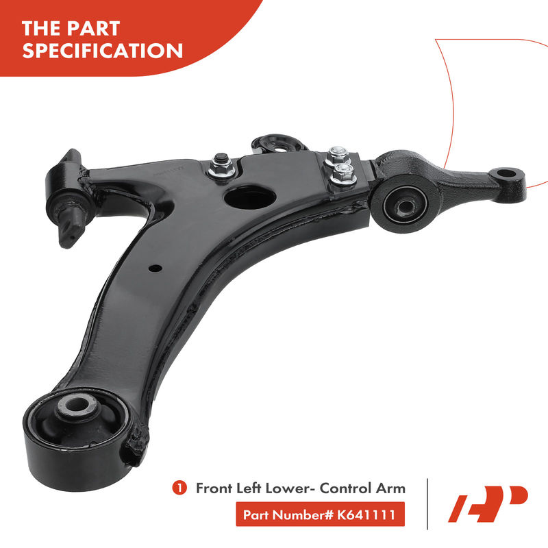 4x Front Control Arm & Tie Rod End for Hyundai Sonata XG350 02-05 Kia Magentis