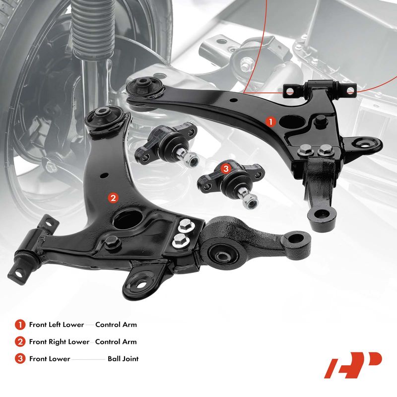 4x Front Lower Control Arm Ball Joints Kit for Hyundai Sonata 1999 2000 2001