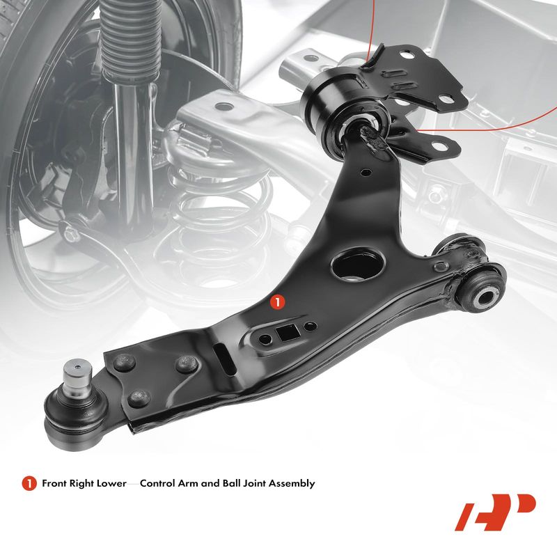 Front Right Lower Control Arm with Ball Joint for Ford Escape 2013-2019