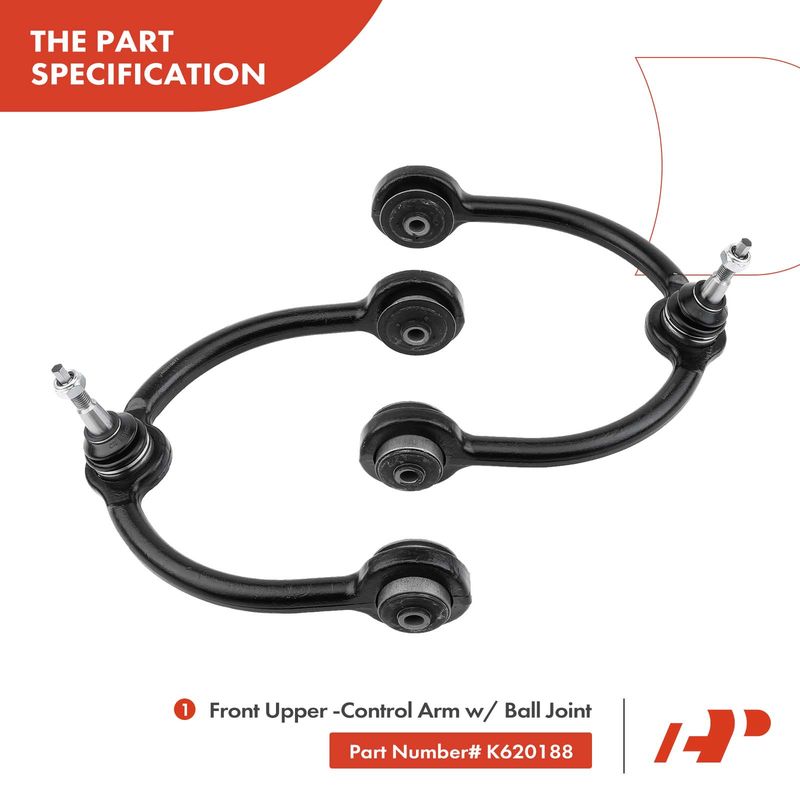 4x Front Upper Control Arms & Sway Bar for Jeep Grand Cherokee 05-10 Commander