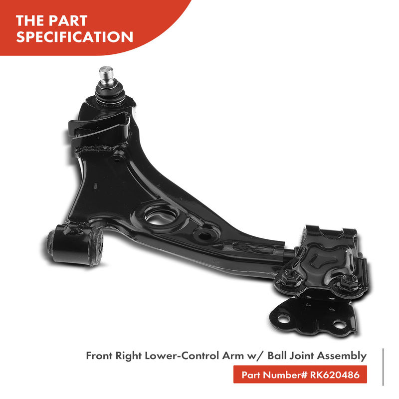 Front Right Lower Control Arm & Ball Joint for Ford Edge 07-14 Lincoln MKX 07-15