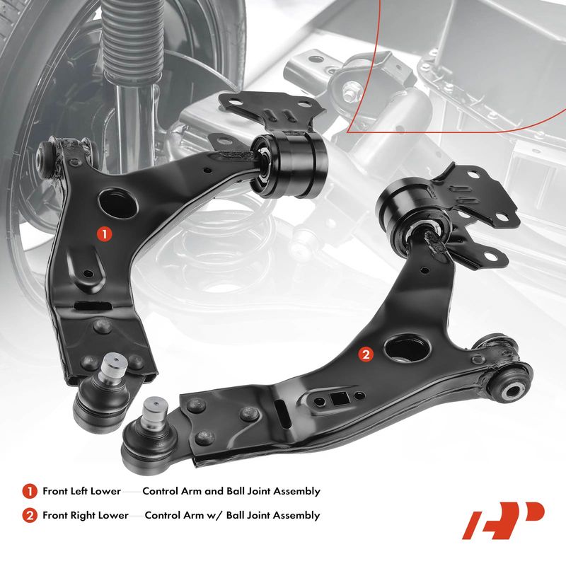 2x Front Lower Control Arm with Ball Joint for Ford Escape 2013-2019