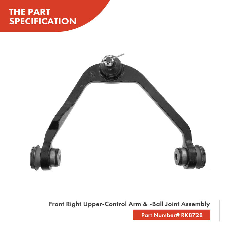 Front Right Upper Control Arm & Ball Joint Assembly for Ford F-150 F-250 Lincoln