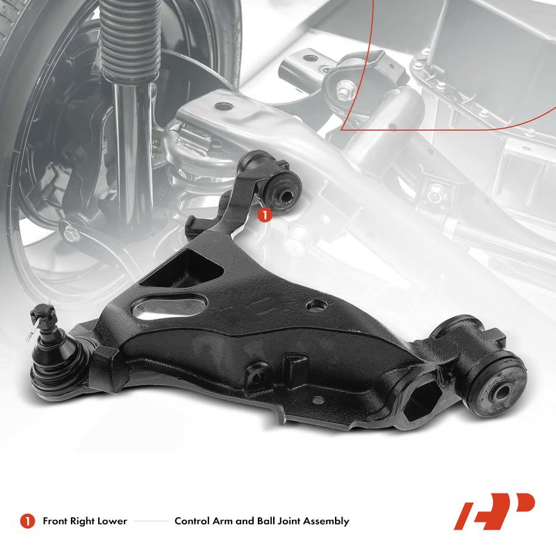 Front Right Lower Control Arm with Ball Joint Assembly for Ford F-150 Lincoln