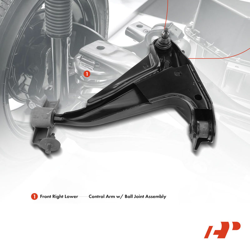 Front Right Lower Control Arm & Ball Joint for Ford Explorer Mercury Mountaineer