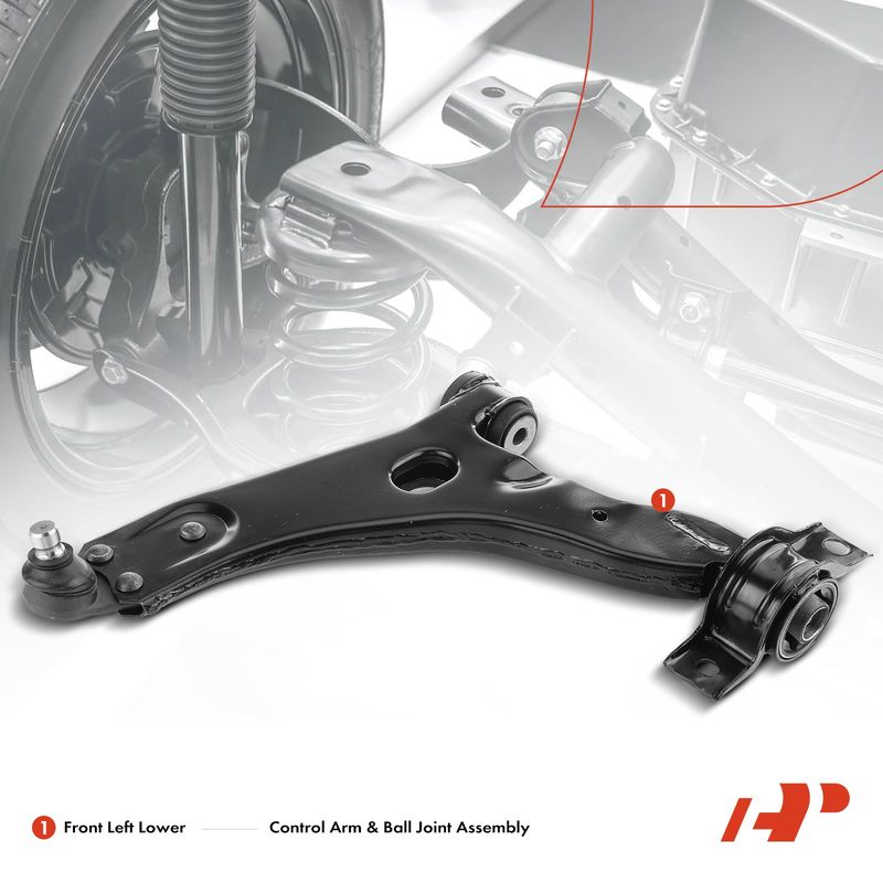 Front Left Lower Control Arm & Ball Joint Assembly for Ford Focus 2004-2011