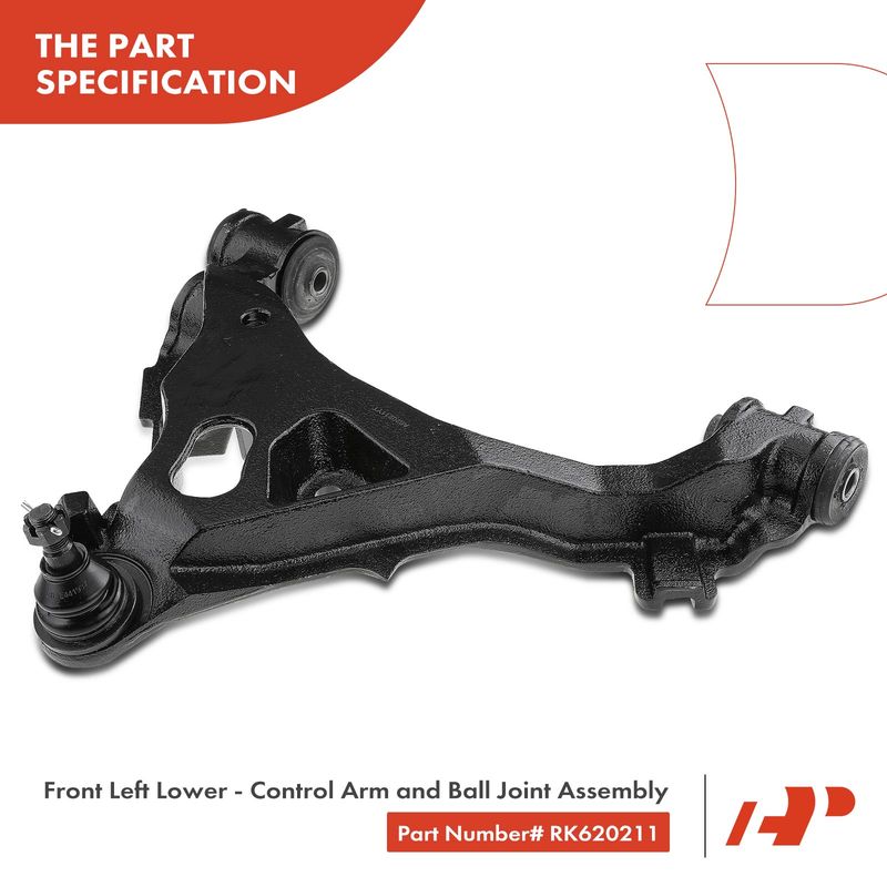 Front Left Lower Control Arm & Ball Joint Assembly for Ford F-150 Lincoln 97-04