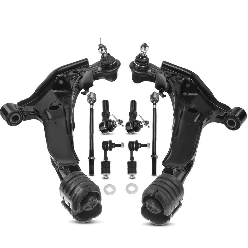 8x Front Control Arm Sway Bar Link Tie Rod End for Nissan Maxima 95-99 Infiniti