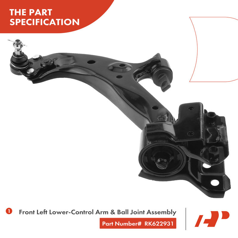 Front Left Lower Control Arm & Ball Joint Assembly for Honda CR-V 2012-2014