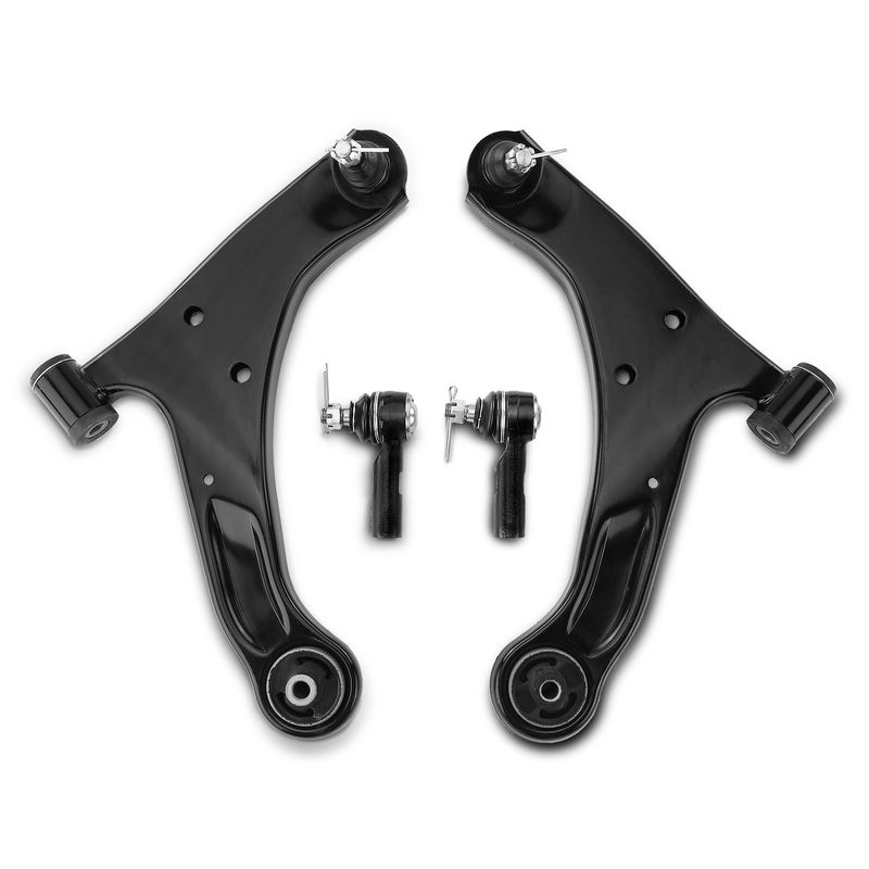 4x Front Lower Control Arm Ball Joint Tie Rod End for Suzuki Grand Vitara 06-13