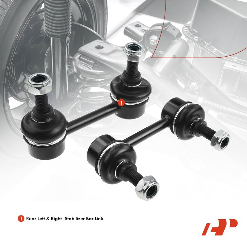 2x Rear Stabilizer Bar Links for Mitsubishi Eclipse 2006-2012 Endeavor Galant