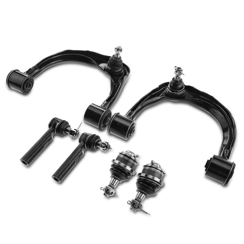 6x Front Control Arm Ball Joint Tie Rod End for Toyota 4Runner FJ Cruiser Lexus