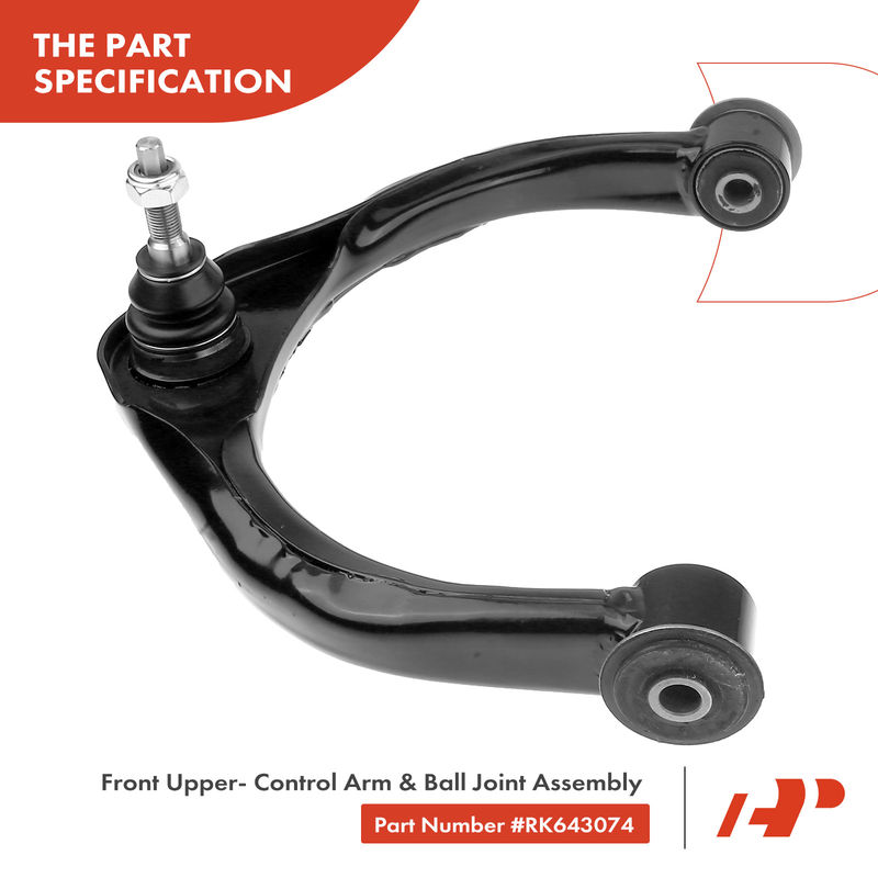 2x Front Upper Control Arm & Ball Joint for Ram 1500 11-18 Dodge Ram 1500 09-10