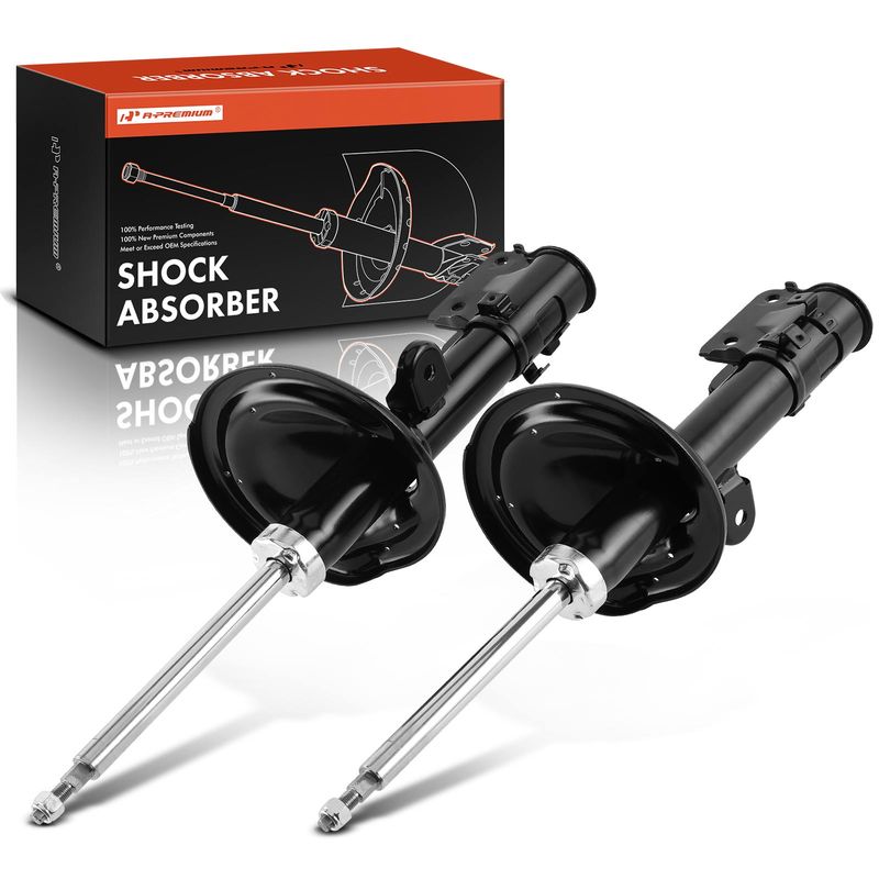 2x Front Driver & Passenger Shock Absorber for Kia Sedona 06-14 Hyundai Entourage