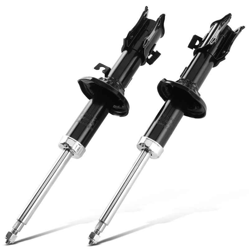 2x Front Driver & Passenger Shock Absorber for Kia Rio 2001-2002 L4 1.5L