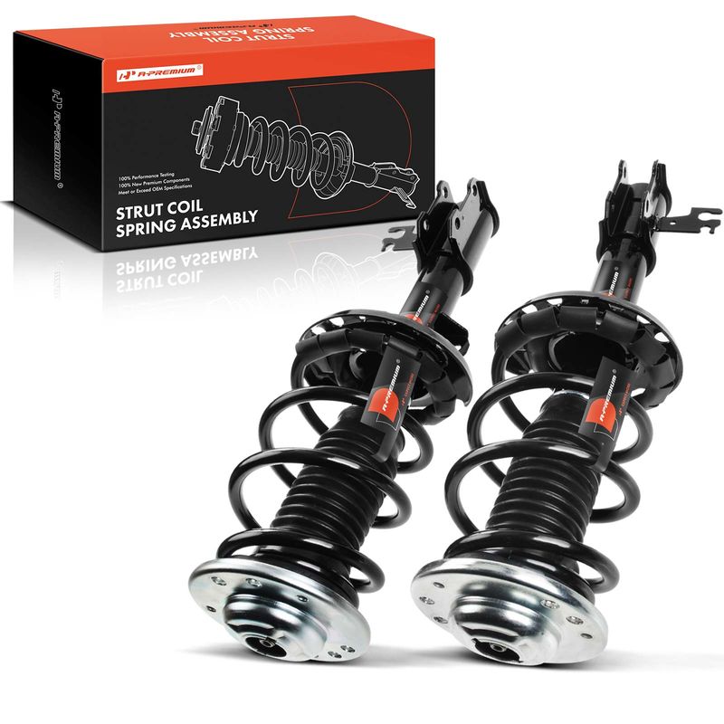 2x Front Complete Strut & Coil Spring Assembly for Saab 9-3 2003 2004 2005 L4 2.0L