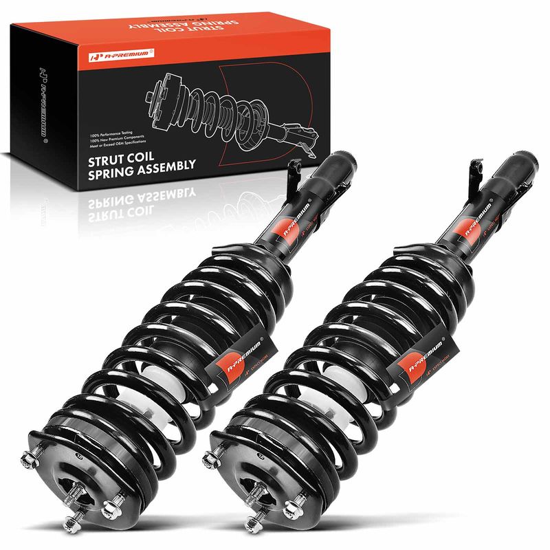 2x Front Complete Strut & Coil Spring Assembly for Ford Fusion Mazda 6 Mercury