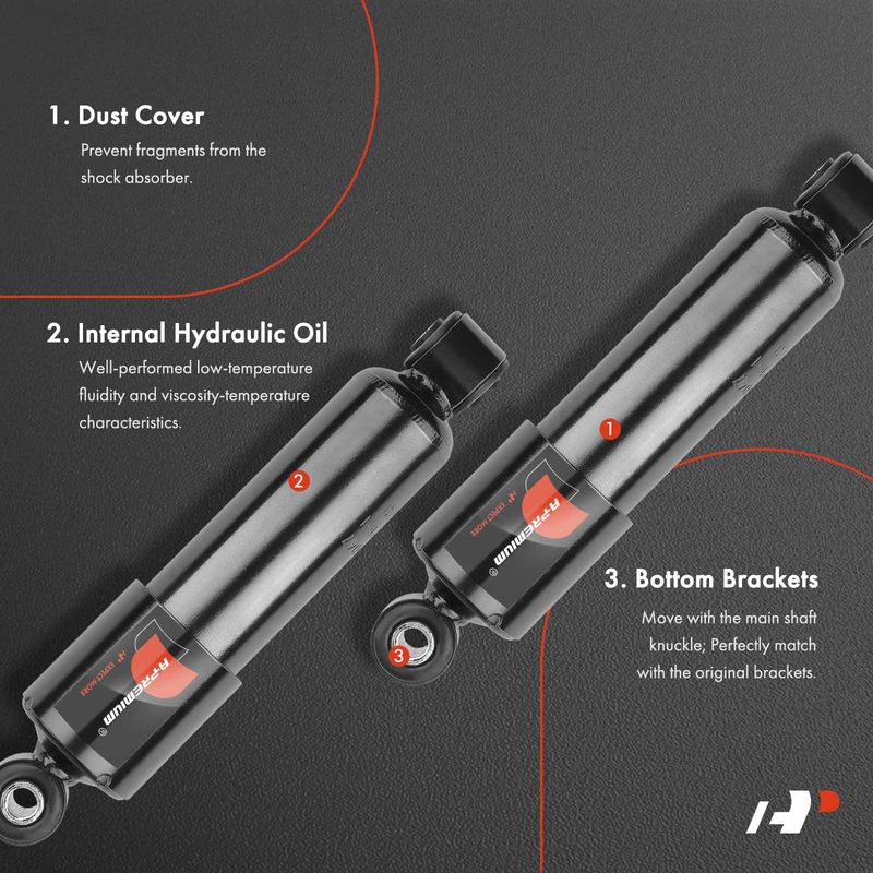 Cab Driver or Passenger Shock Absorber for Kenworth T400 Freightliner Peterbilt