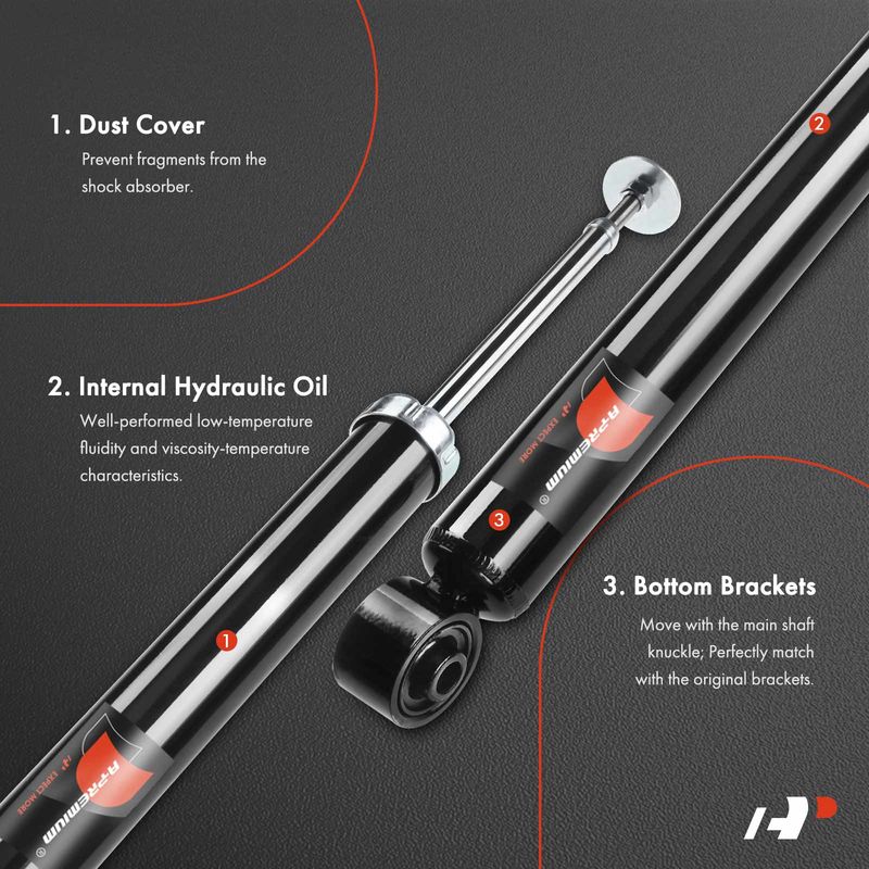 2x Rear Shock Absorber for BMW E83 X3 2004-2010 L6 2.5L L6 3.0L