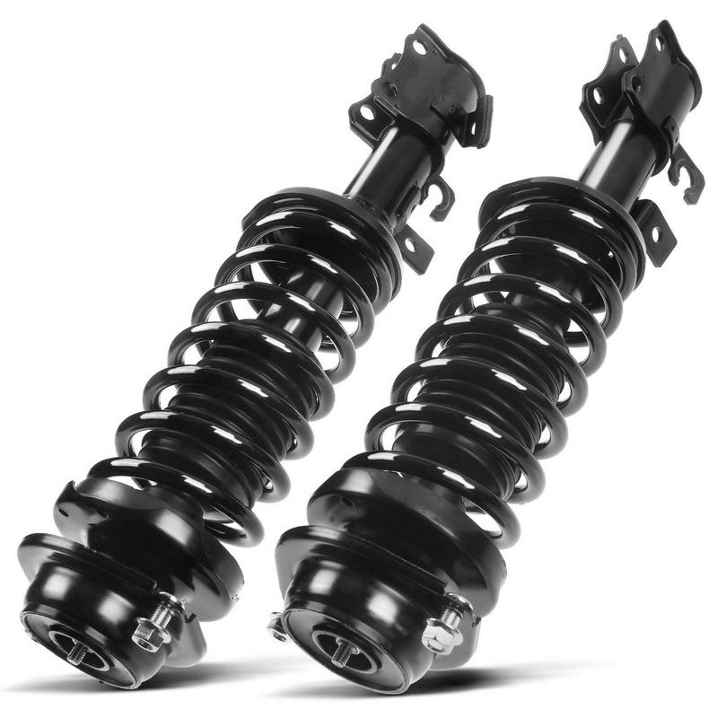 2x Front Complete Strut & Coil Spring Assembly for Kia Rio 2001 2002 L4 1.5L