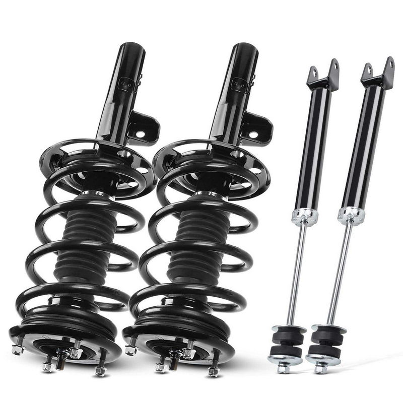 4x Front & Rear Complete Strut & Coil Spring Assembly for Ford Taurus 2010-2011