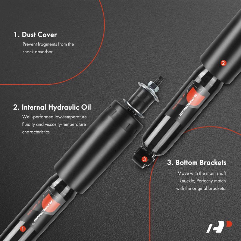 2x Front Shock Absorber for Mitsubishi Montero Sport 2000-2004 V6 3.0L 3.5L
