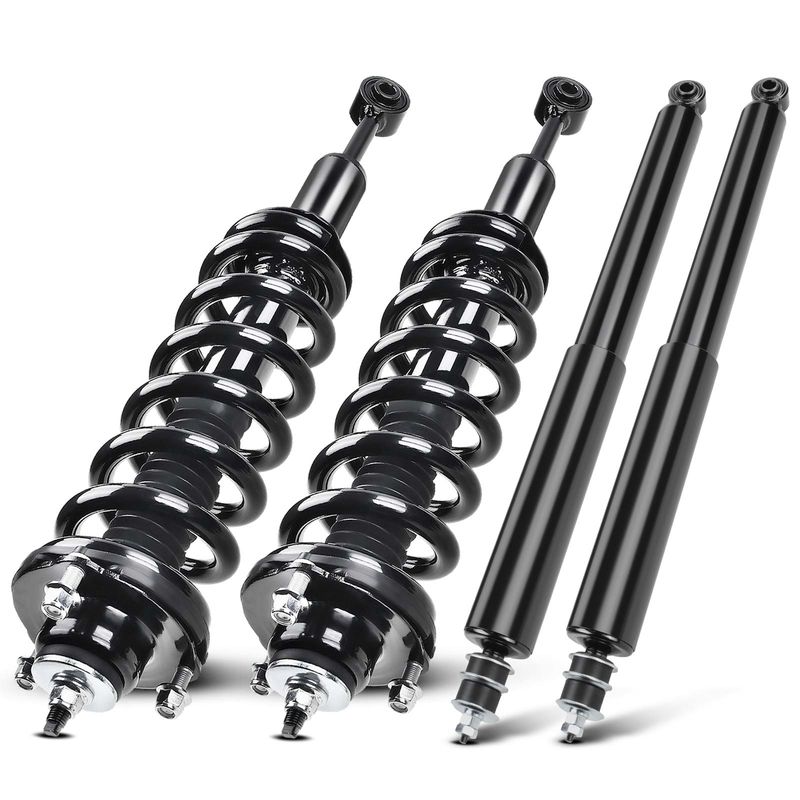 4x Front & Rear Complete Strut & Coil Spring Assembly for Toyota Tacoma 05-15 4WD