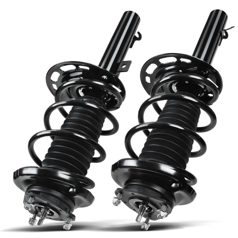 2x Front Complete Strut & Coil Spring Assembly for Ford Focus 2008-2011