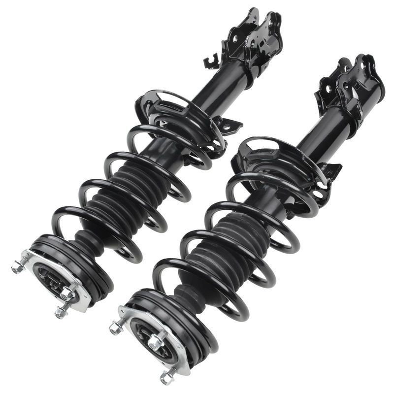 2x Front Complete Strut & Coil Spring Assembly for Ford Fiesta 2014-2015 L4 1.6L