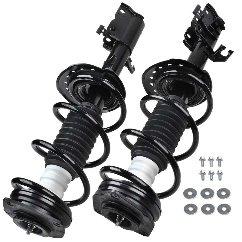2x Front Complete Strut & Coil Spring Assembly for Nissan Rogue 2008-2012 FWD only