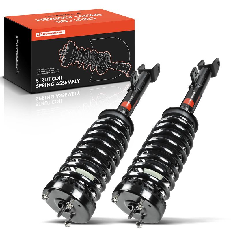 2x Front Complete Strut & Coil Spring Assembly for Chrysler 300 2005 2006 2007-2010 RWD