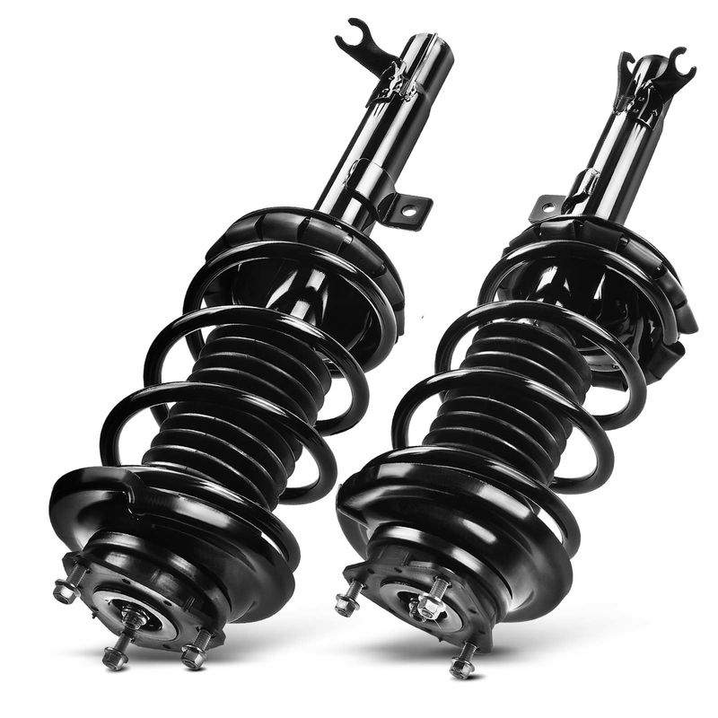 2x Front Complete Strut & Coil Spring Assembly for Ford Focus 2000-2005