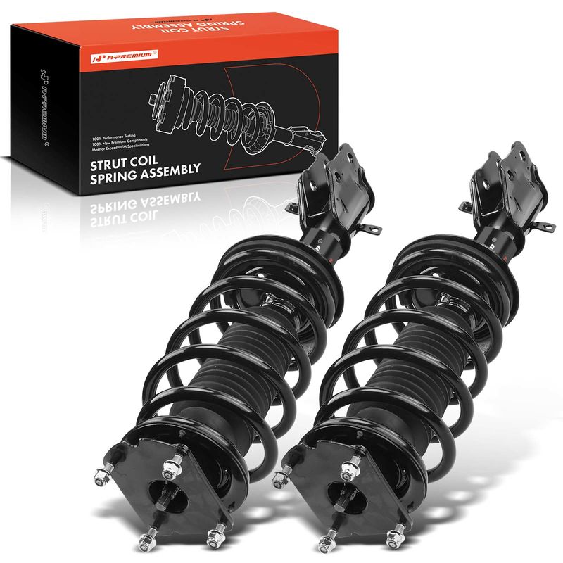 2x Front Complete Strut & Coil Spring Assembly for Ford Edge Lincoln MKX 11-15