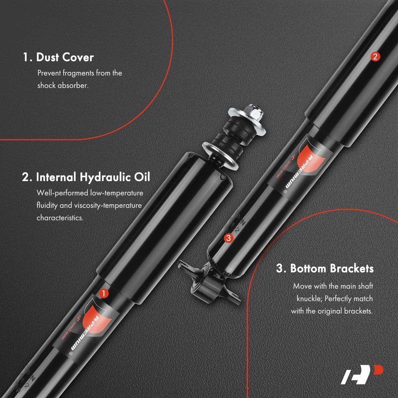 2x Front Shock Absorber for Ford Crown Victoria Mercury Grand Marquis 1995-2002