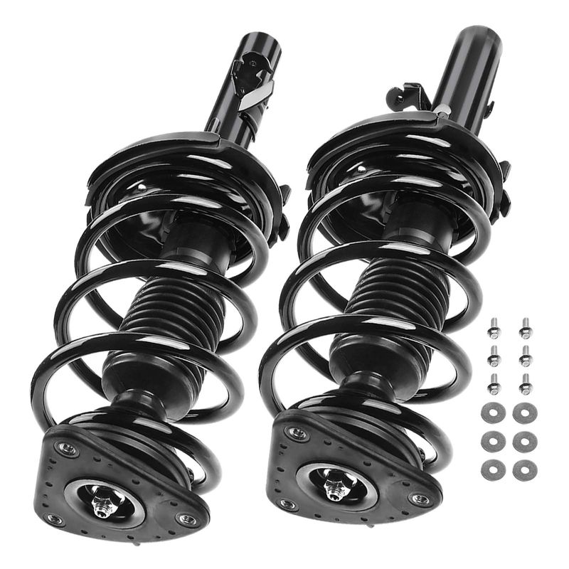 2x Front Complete Strut & Coil Spring Assembly for Ford Focus 2012-2013 L4 2.0L