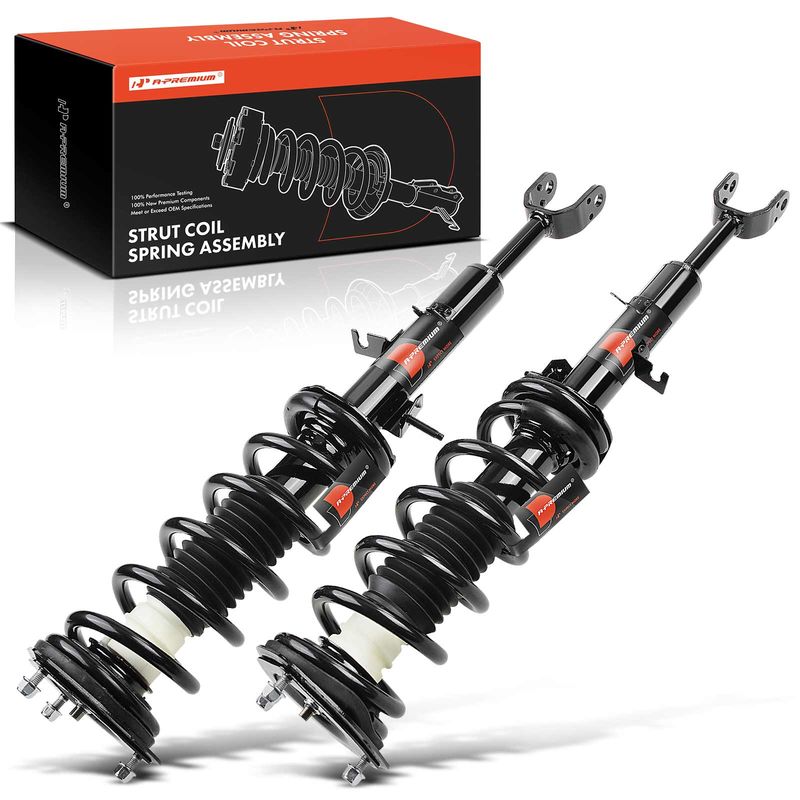 2x Front Complete Strut & Coil Spring Assembly for Infiniti G35 2003-2007 3.5L RWD