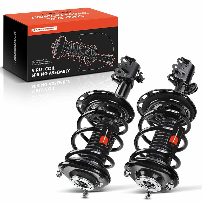 2x Front Complete Strut & Coil Spring Assembly for Toyota Prius V 12-16 Scion tC 11-16