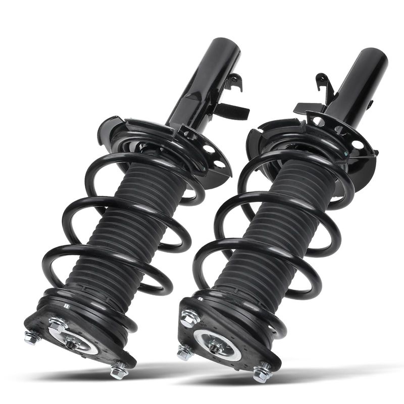 2x Front Complete Strut & Coil Spring Assembly for Ford Focus 2014-2015 FWD Hatchback