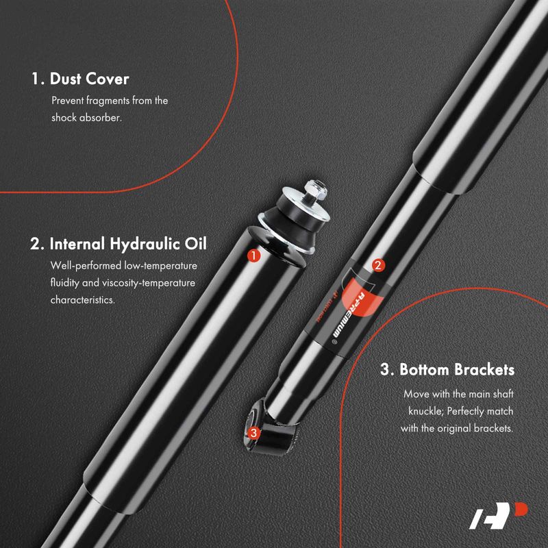 2x Rear Shock Absorber for Lincoln MKX 2011-2015 Ford Edge 2012-2014 BT4Z18125A