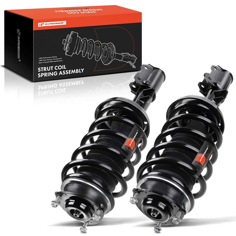 2x Front Complete Strut & Coil Spring Assembly for Saab 9-5 2002-2009 2.3L 3.0L