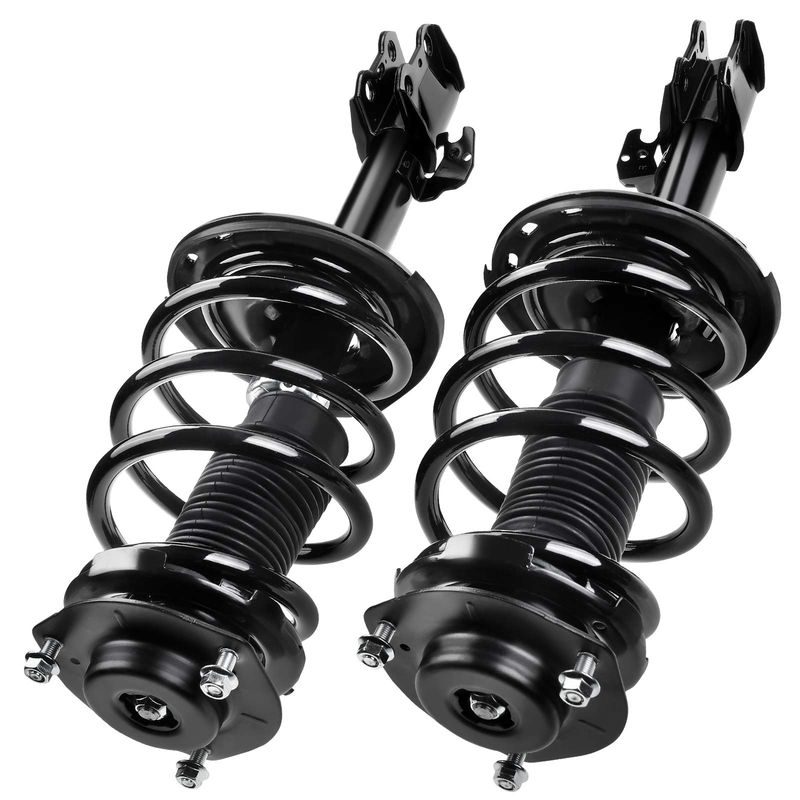 2x Front Complete Strut & Coil Spring Assembly for Toyota Highlander 08-10 FWD