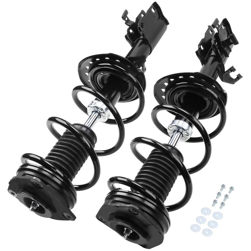 2x Front Complete Strut & Coil Spring Assembly for Nissan Rogue 2012-2013 AWD